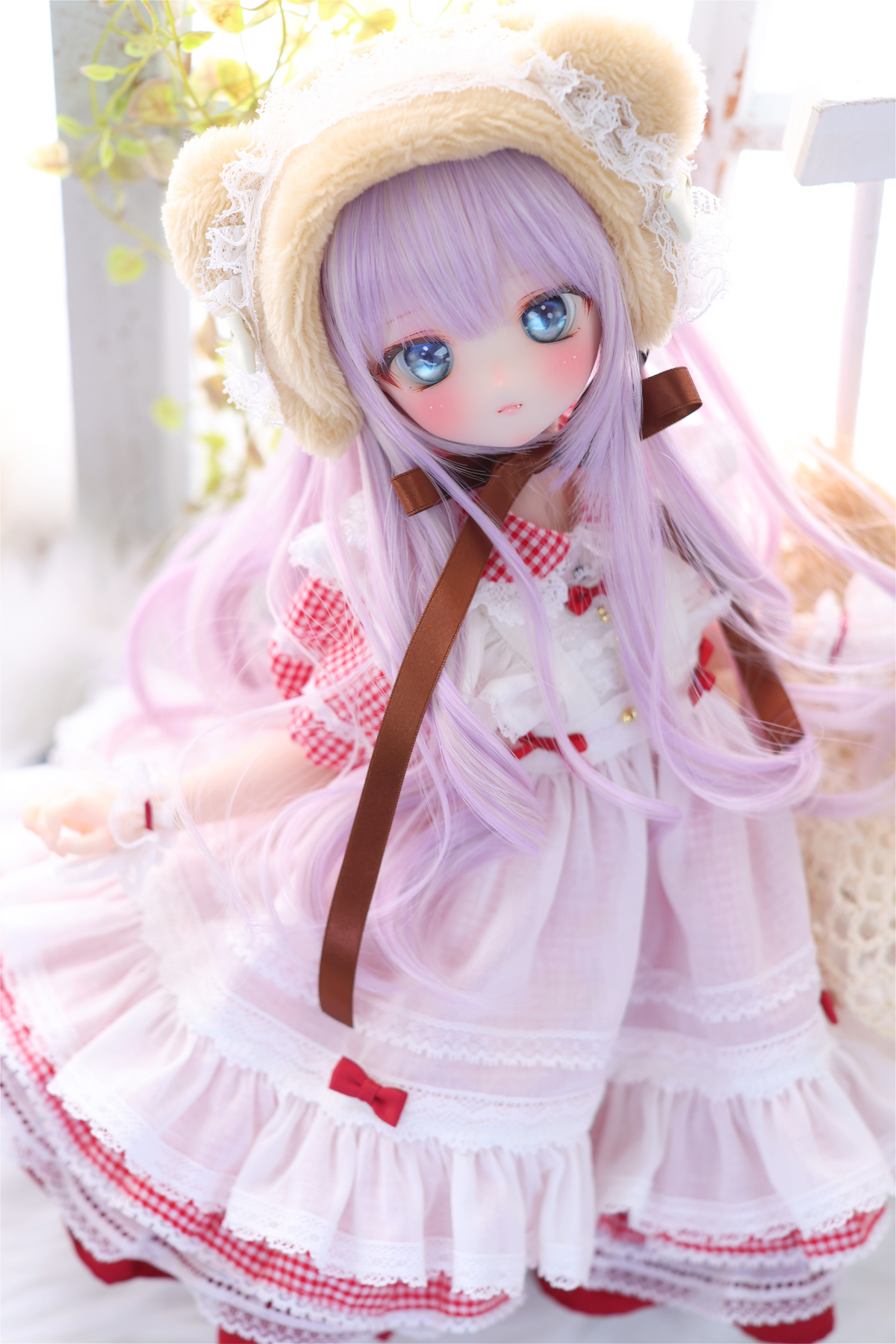 ハニベア・ピクニックセット（レッド）｜Mini Dollfie Dream ・ 1/4TinyFox PEKO・KUMAKO