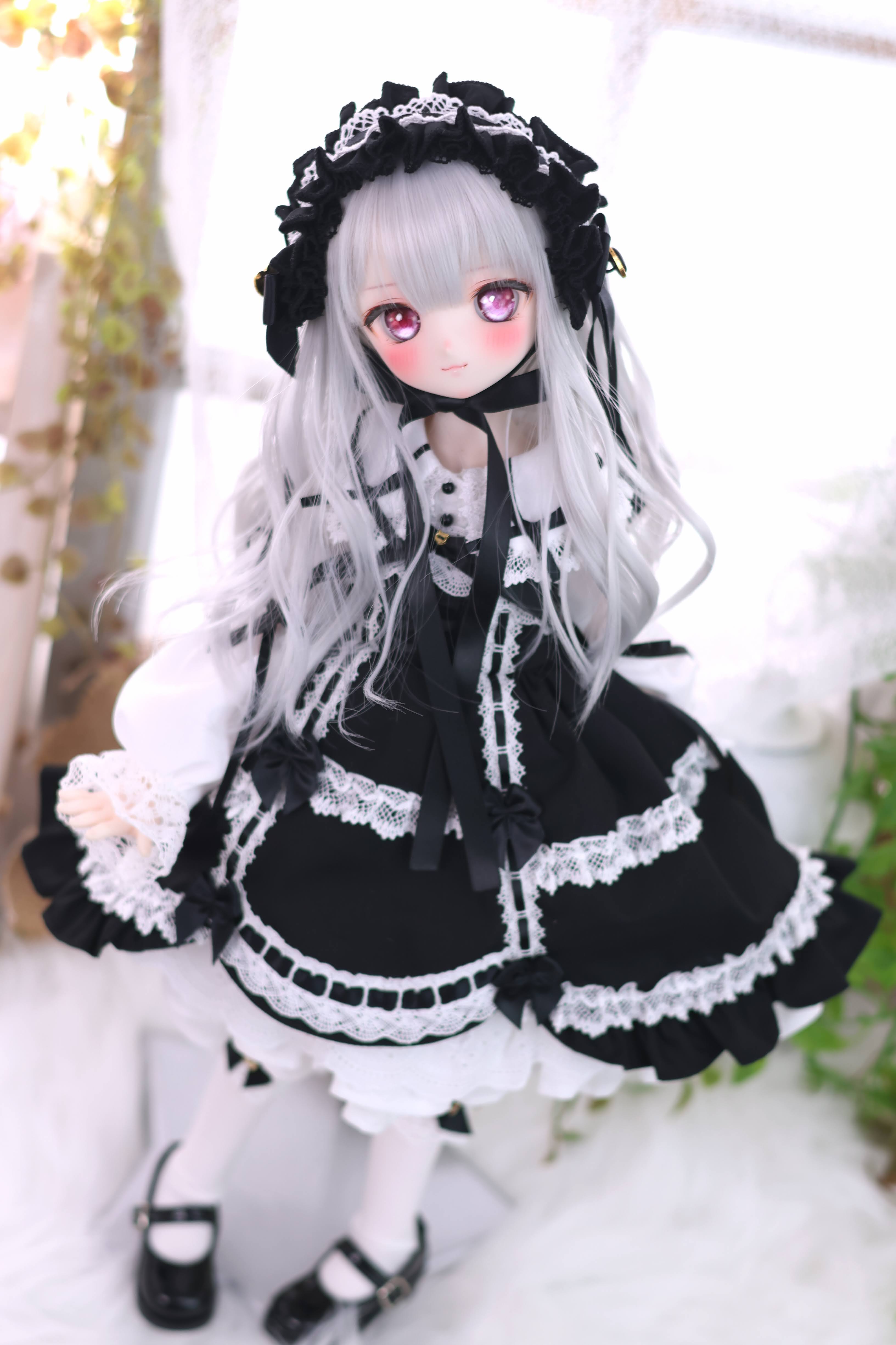 Nostalgic Lolita-chan (Black)｜Mini Dollfie Dream・KUMAKO