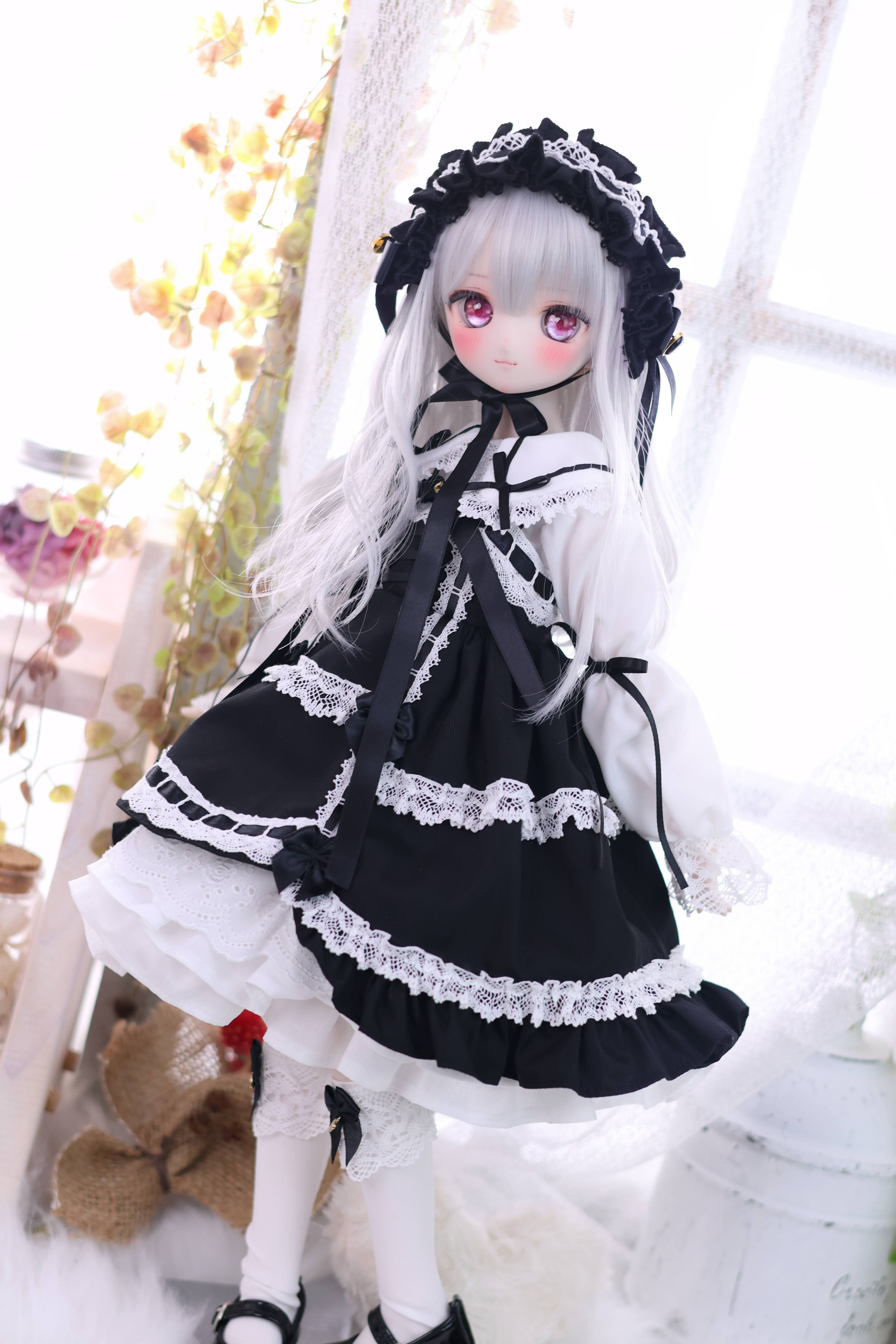 Nostalgic Lolita-chan (Black)｜Mini Dollfie Dream・KUMAKO