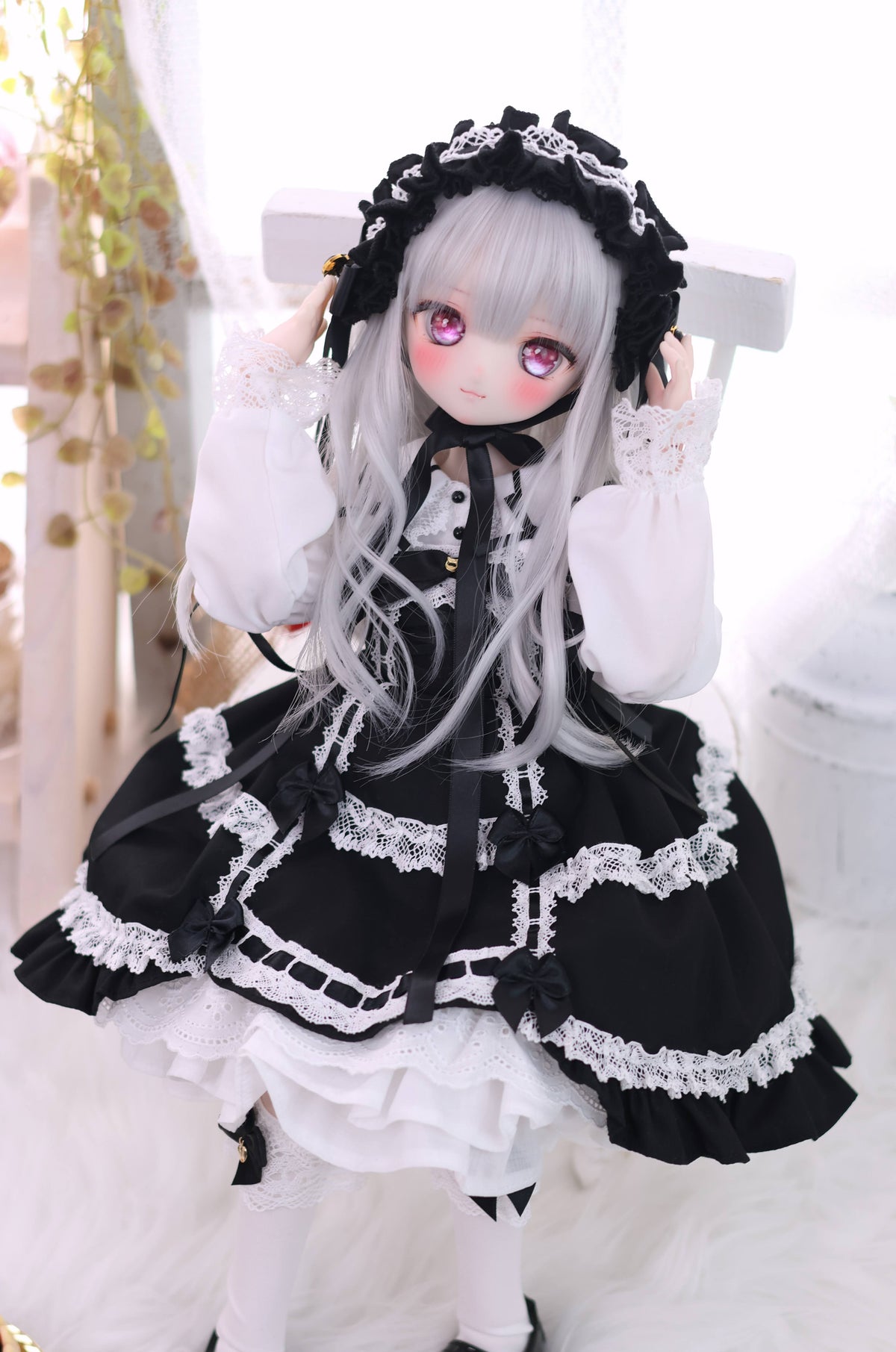 Nostalgic Lolita-chan (Black)｜Mini Dollfie Dream・KUMAKO