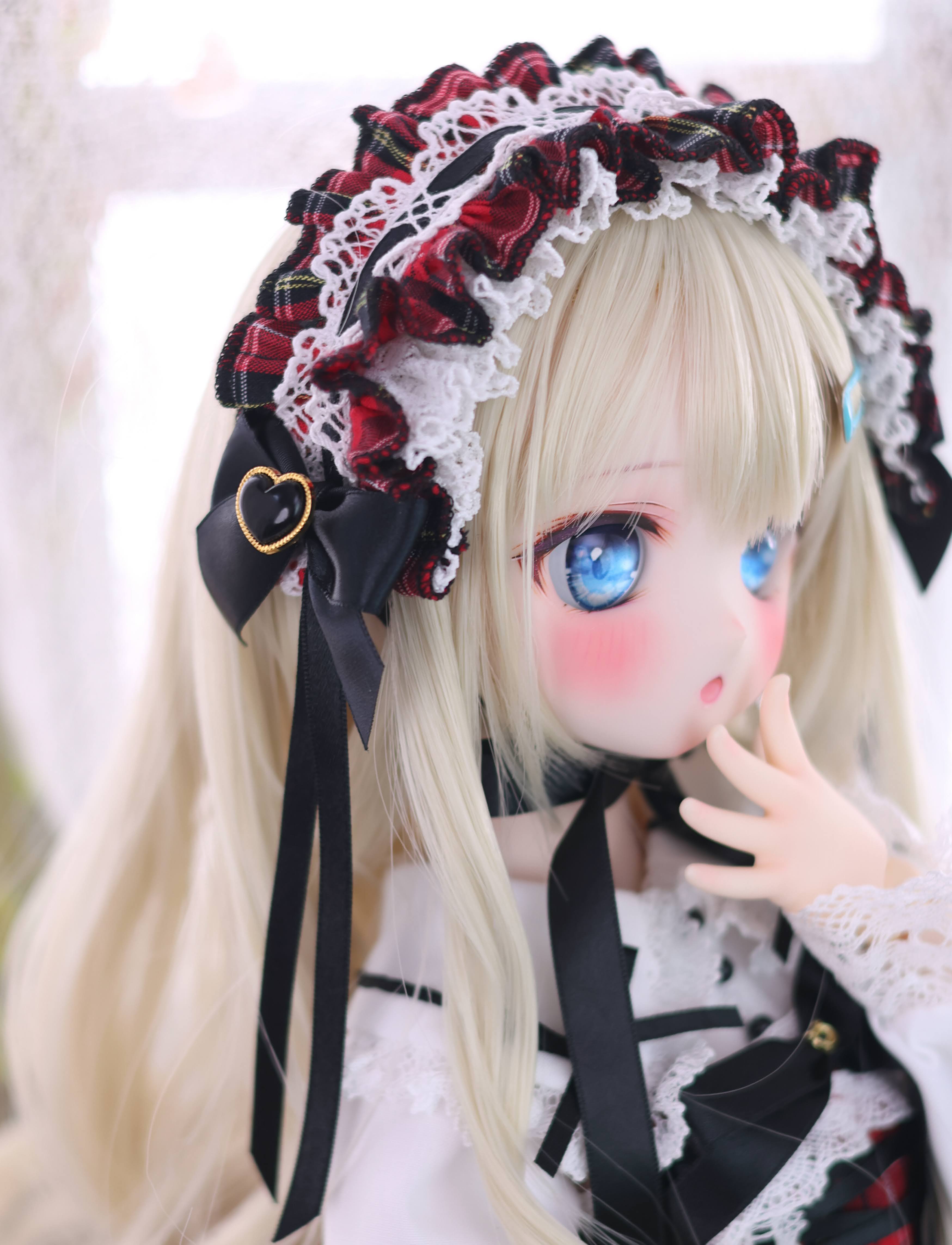 懐古ロリィタちゃん（赤）｜Mini Dollfie Dream・KUMAKO