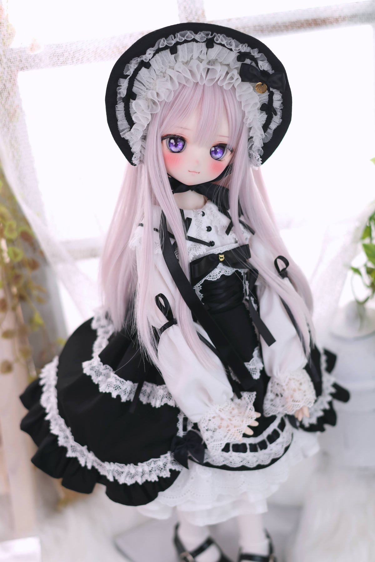 Nostalgic Lolita-chan (Black)｜Mini Dollfie Dream・KUMAKO