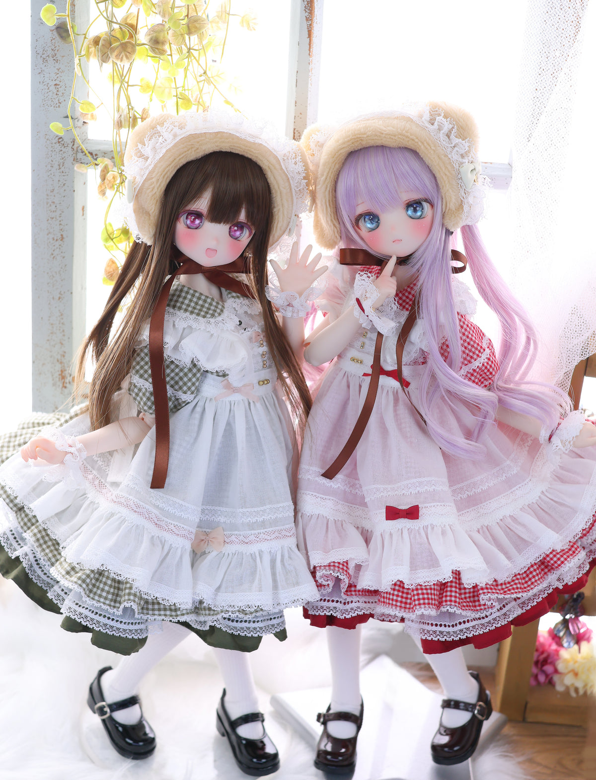 Bear Ear Headdress | Mini Dollfie Dream ・ 1/4 TinyFox PEKO・KUMAKO