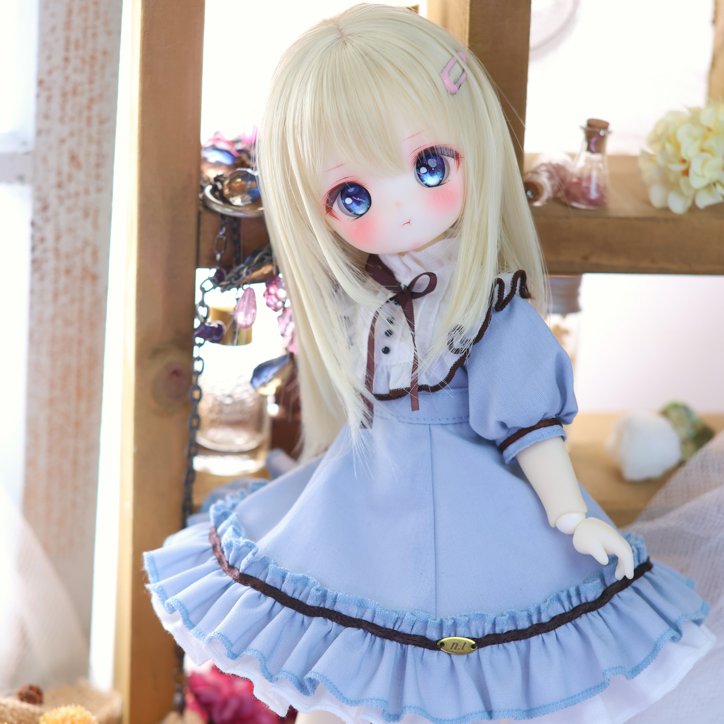 1/6 TinyFox ・ BABY KUMAKO 【迷你公主裙（浅蓝色）】