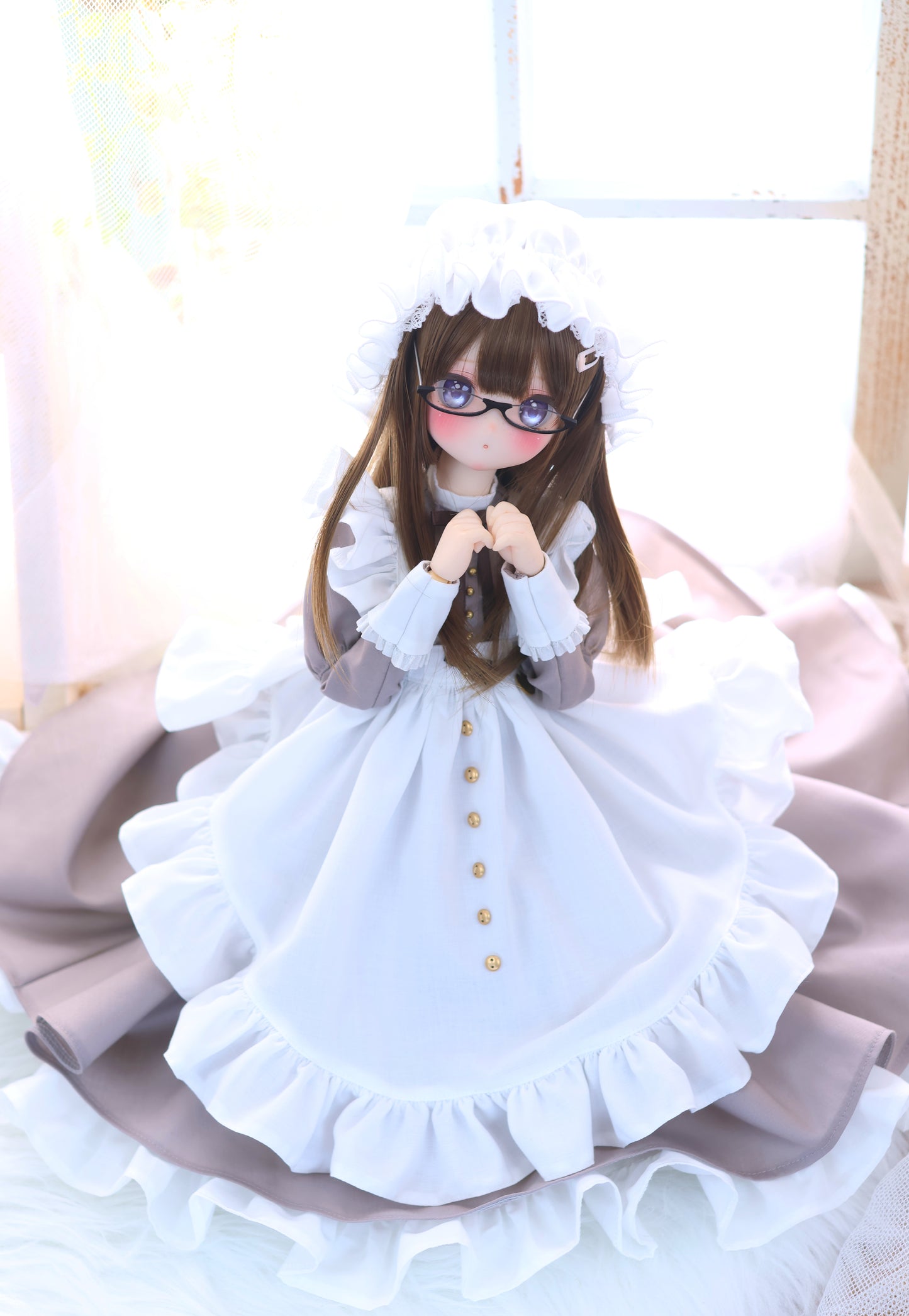 MDD / 1/4 TinyFox PEKO体 【ロイヤル・ヴィクトリアンメイド（グレージュ）】