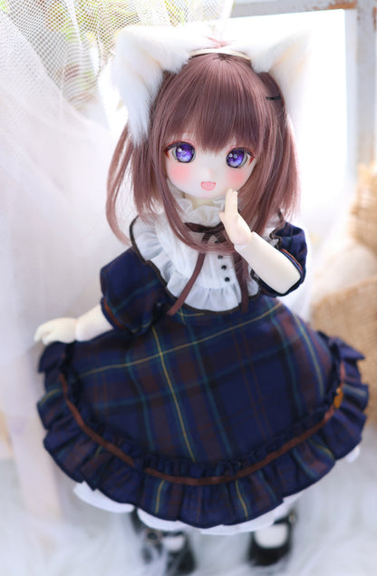 1/6TinyFox / BABY KUMAKO【 プチ・プリンセスドレス（チェック柄）】