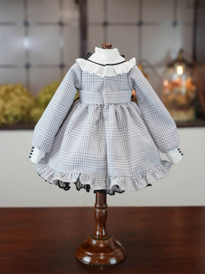 MDD / DDP / KUMAKO / SDM / Imomodoll対応 OF 【地雷ちゃん（ぐれーのちぇっく）】 【Jirai-chan (gray checkered)】