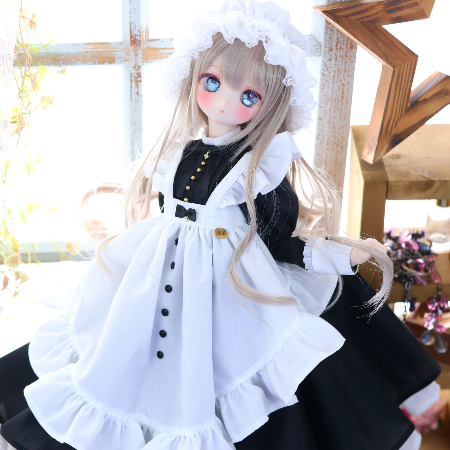 Mini Dollfie Dream ・ 1/4TinyFox PEKO素体【皇家维多利亚女仆装（黑色）】