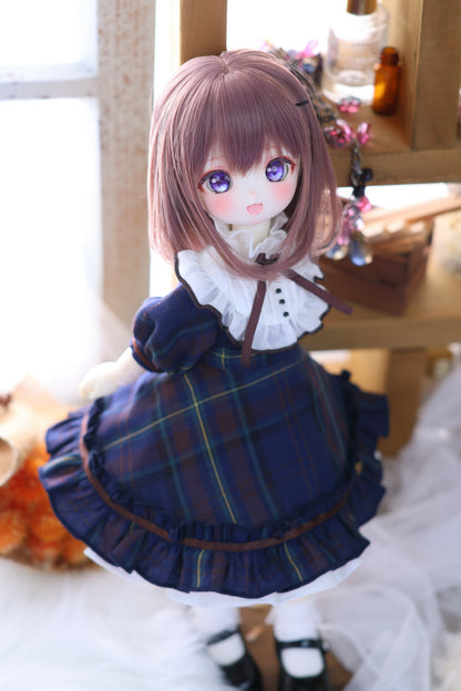 1/6TinyFox / BABY KUMAKO【 プチ・プリンセスドレス（チェック柄）】