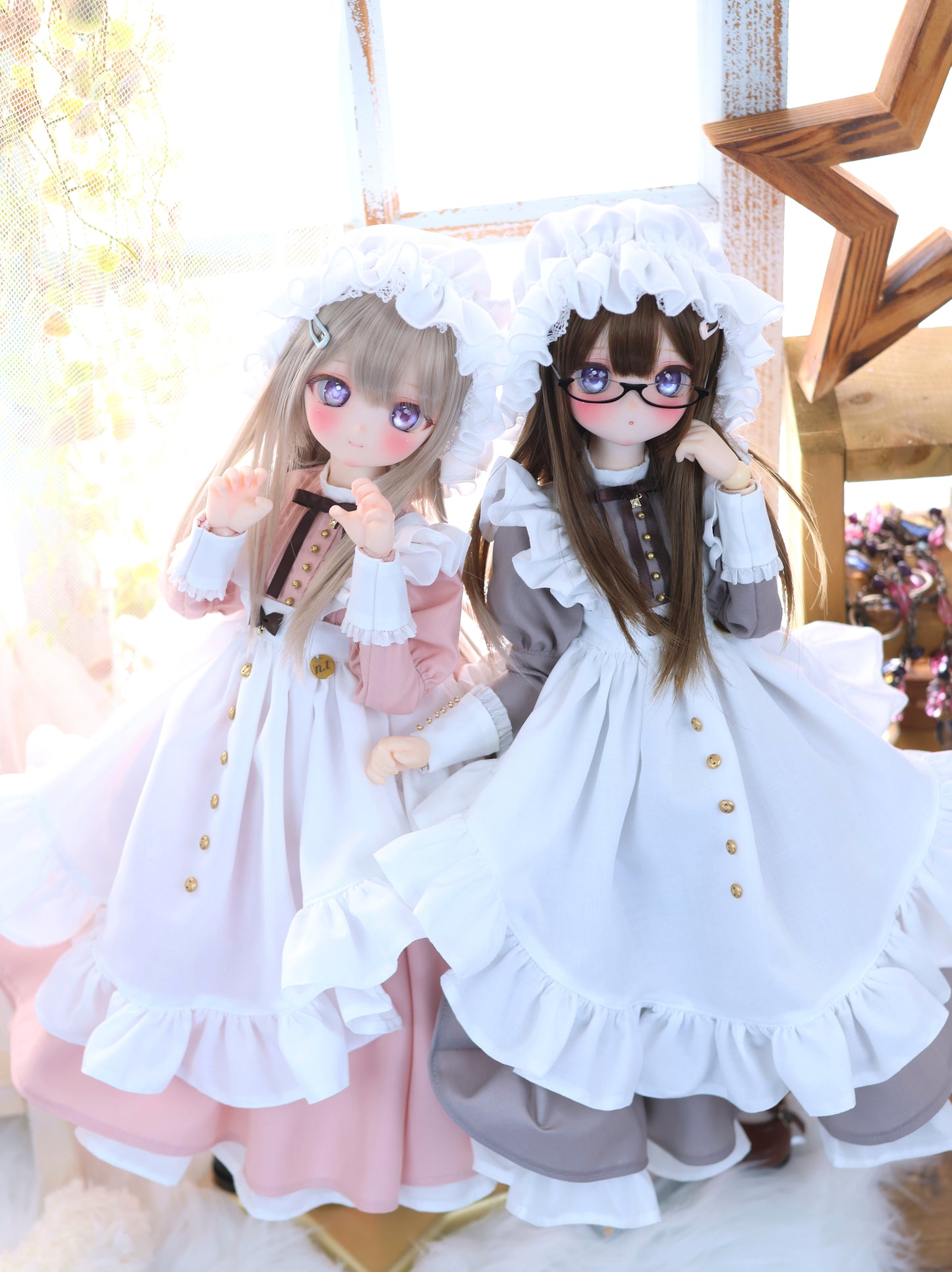 MDD / 1/4 TinyFox PEKO体 【ロイヤル・ヴィクトリアンメイド（グレージュ）】