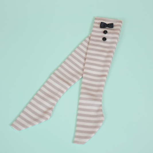 Mini Dollfie Dream ・ SDM ・ KUMAKO适用服装【爱丽丝的条纹过膝袜】【knee-high socks】