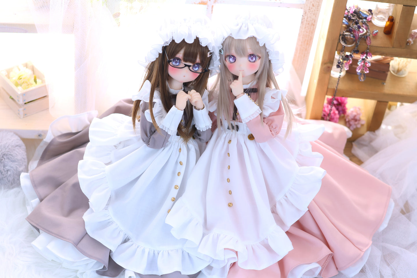 MDD / 1/4 TinyFox PEKO体 【ロイヤル・ヴィクトリアンメイド（グレージュ）】