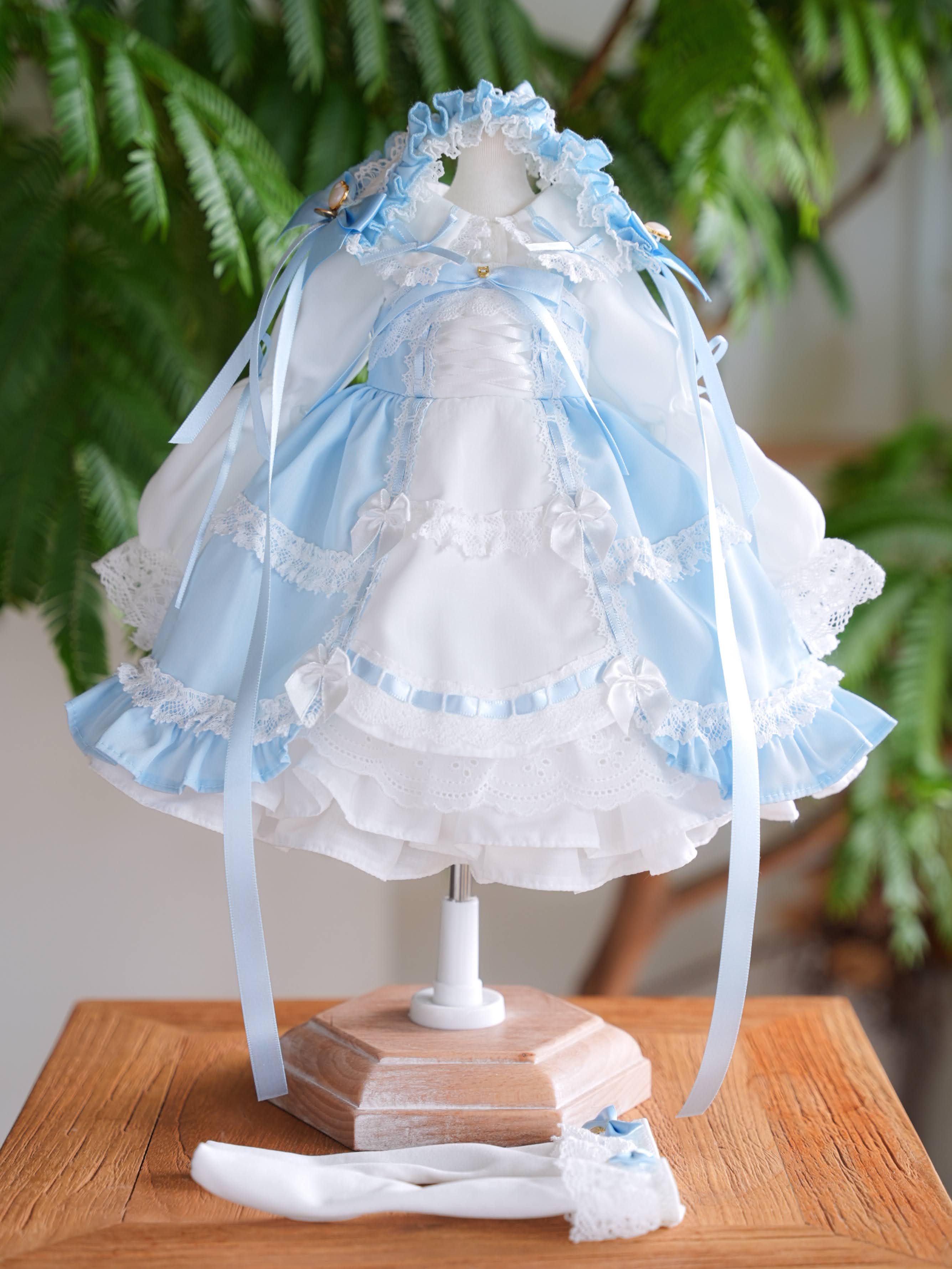 懐古ロリィタちゃん（水色）｜Mini Dollfie Dream・KUMAKO