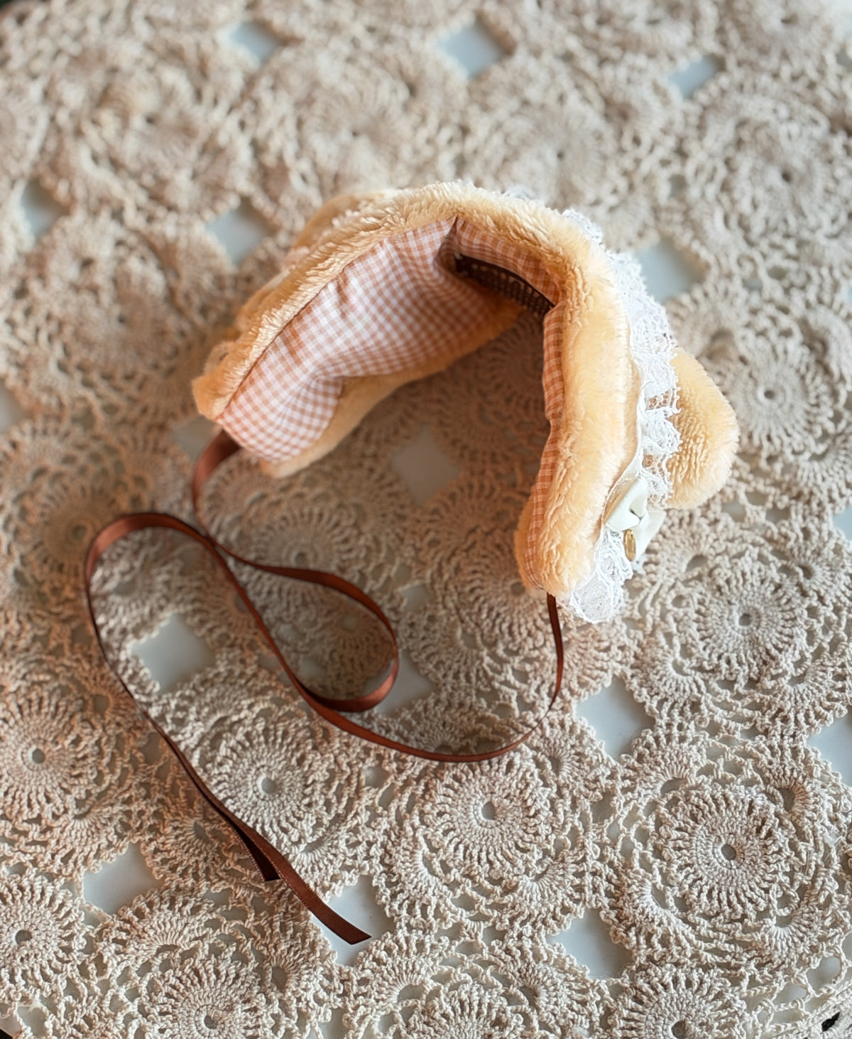 Bear Ear Headdress | Mini Dollfie Dream ・ 1/4 TinyFox PEKO・KUMAKO