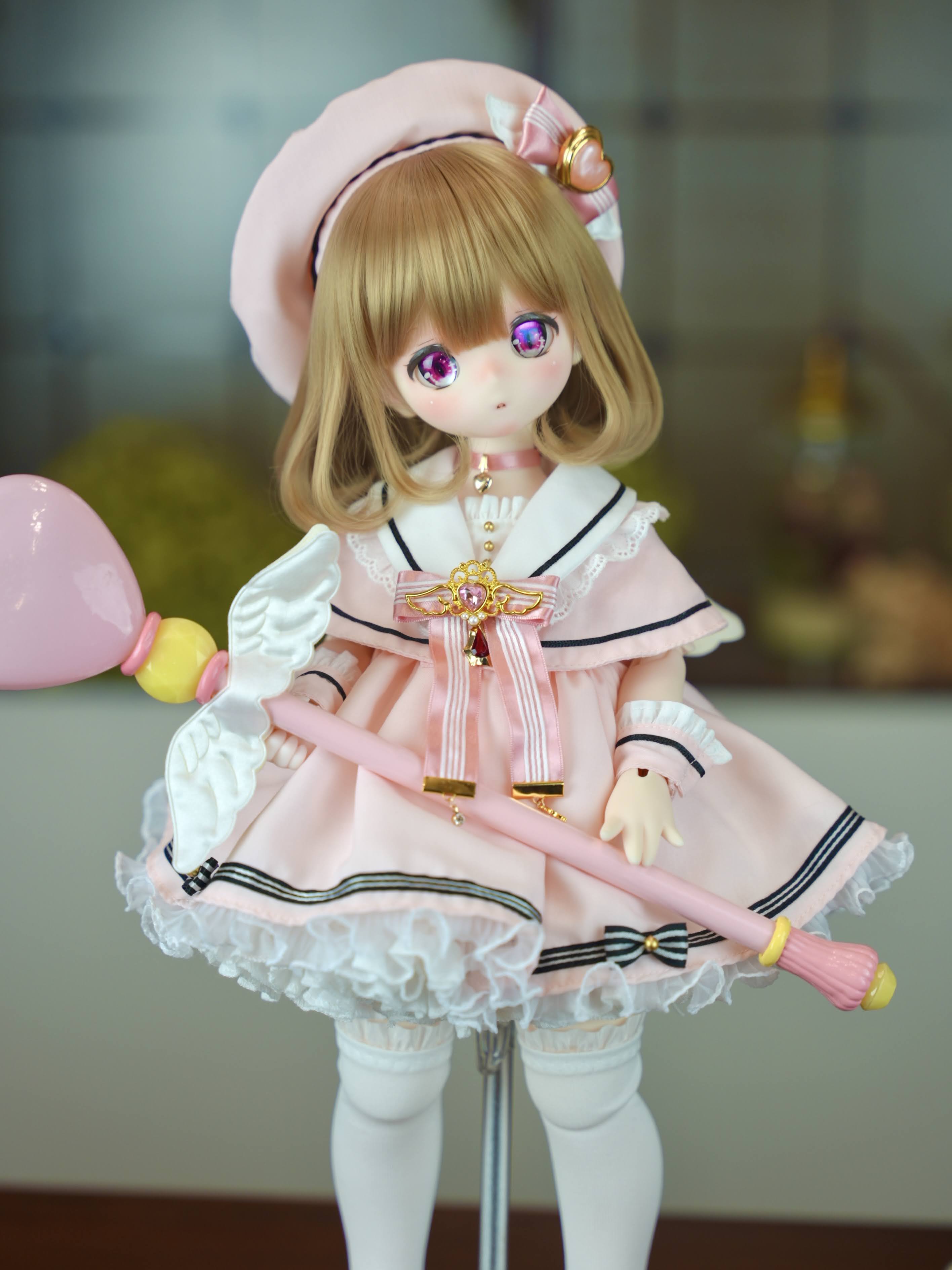 Mini Dollfie Dream ・ KUMAKO 【Angel Heart Magic（Pale pink）】