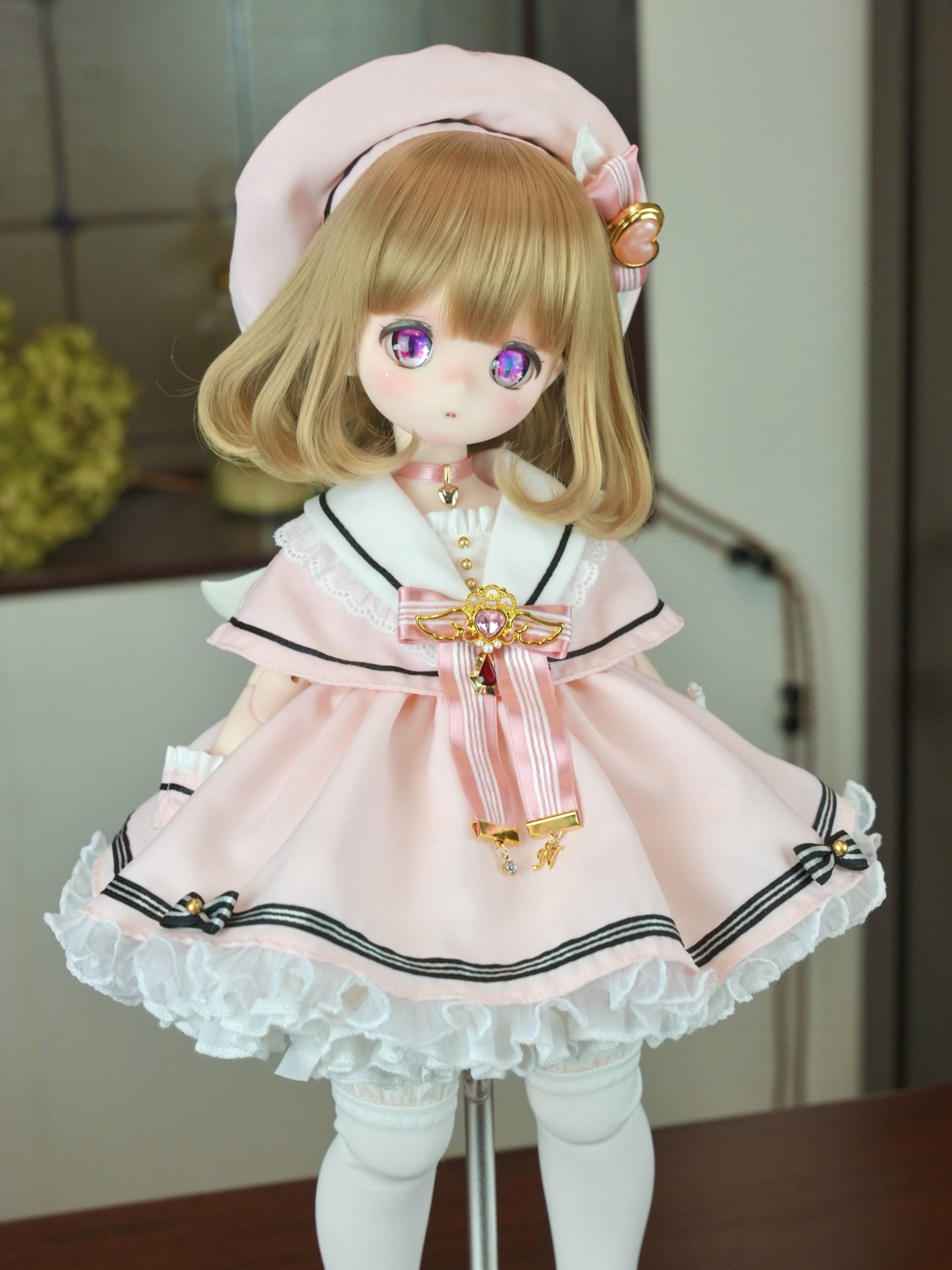 Mini Dollfie Dream ・ KUMAKO 【Angel Heart Magic（Pale pink）】