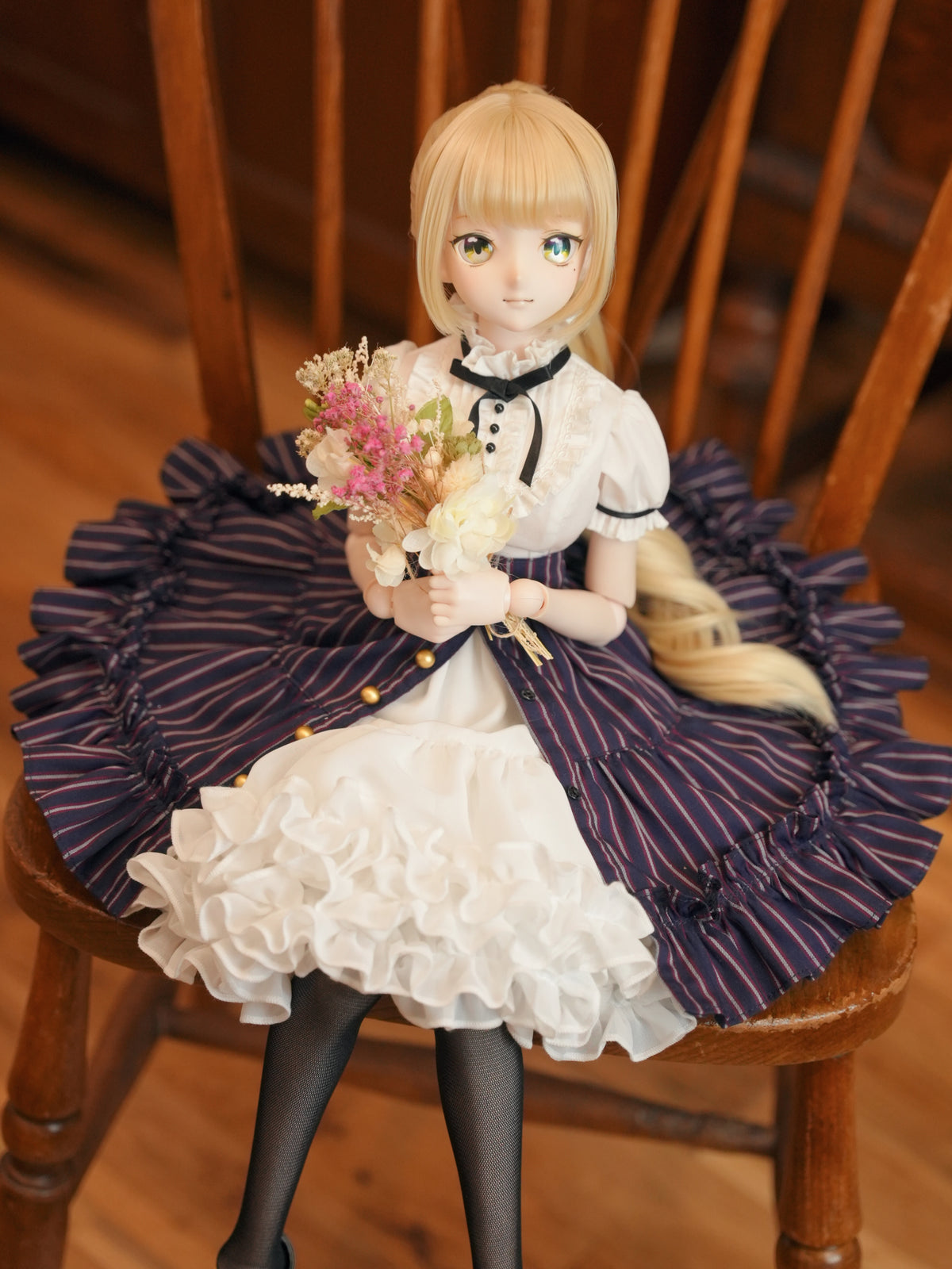 なないろパニエ ロング（白）｜MDD・DD・DDS・DDP・TinyFox PEKO・SD