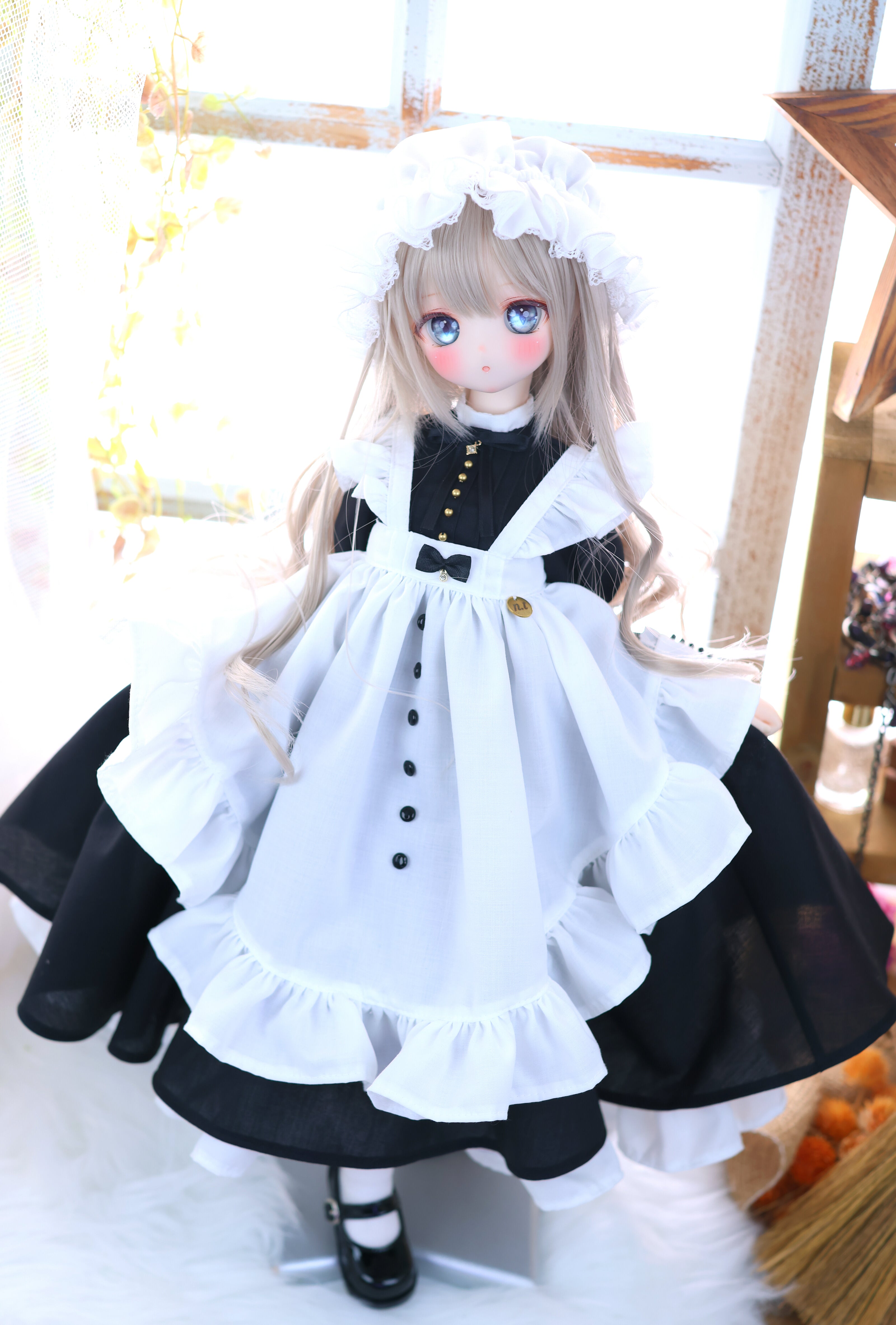 皇家维多利亚女仆装（黑色）｜Mini Dollfie Dream ・ 1/4TinyFox PEKO