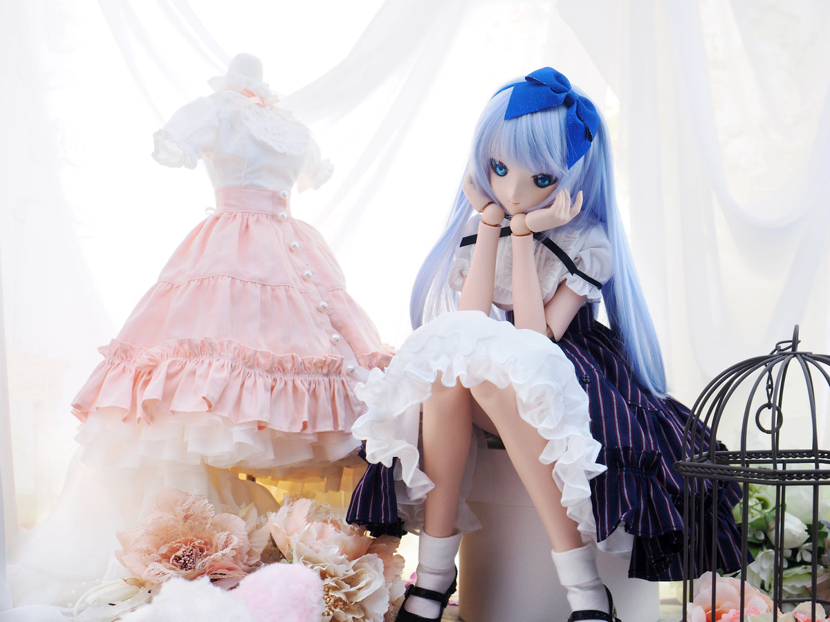なないろパニエ ロング（白）｜MDD・DD・DDS・DDP・TinyFox PEKO・SD