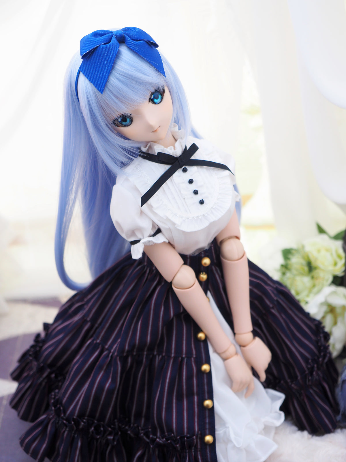 なないろパニエ ロング（白）｜MDD・DD・DDS・DDP・TinyFox PEKO・SD