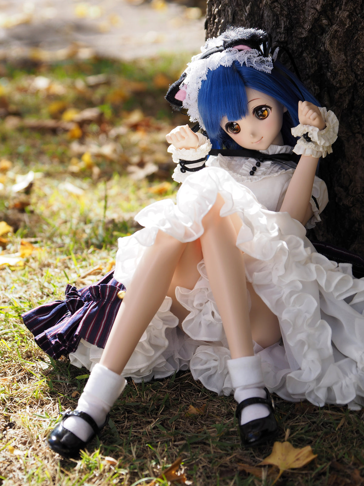 なないろパニエ ロング（白）｜MDD・DD・DDS・DDP・TinyFox PEKO・SD