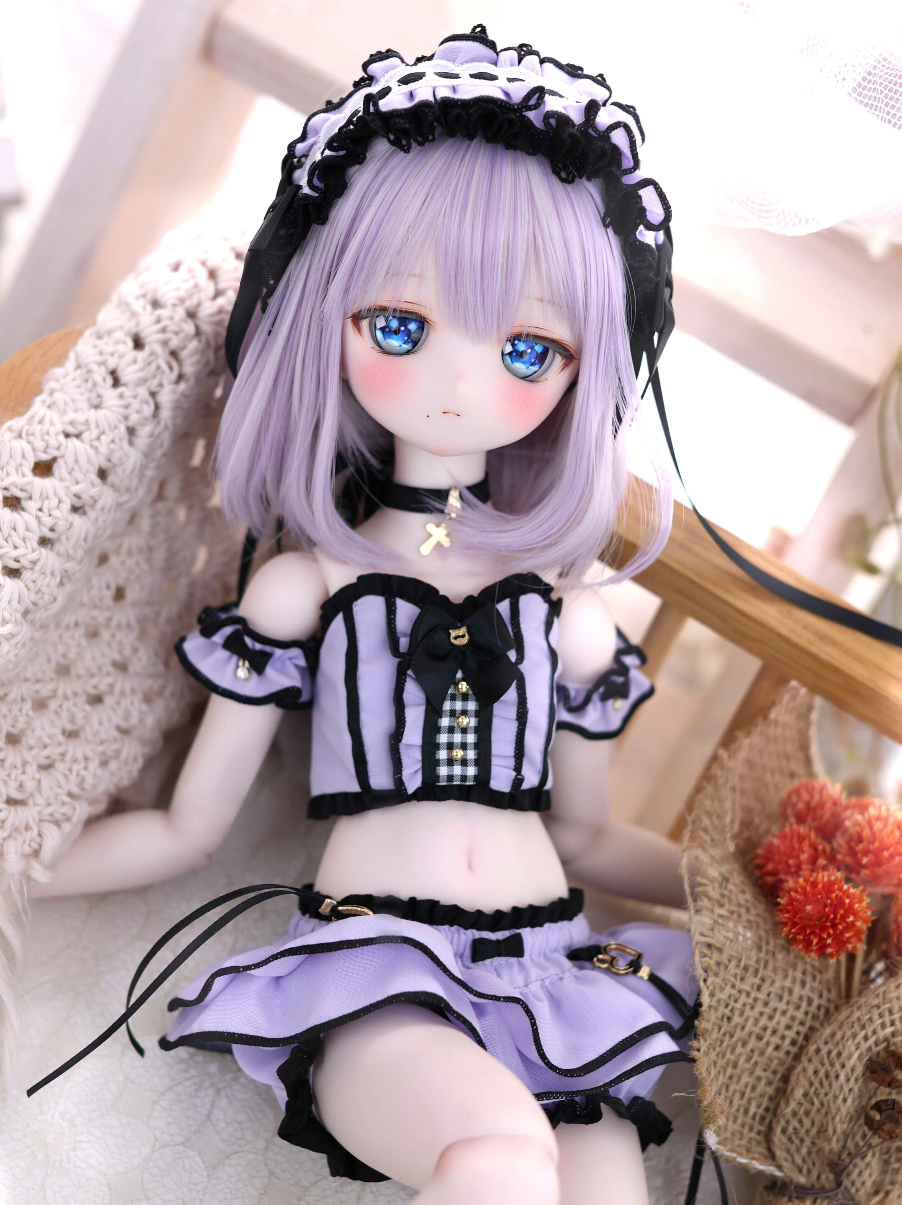 地雷系ゆめゆめルームウェア（パープルカラー）｜Mini Dollfie Dream