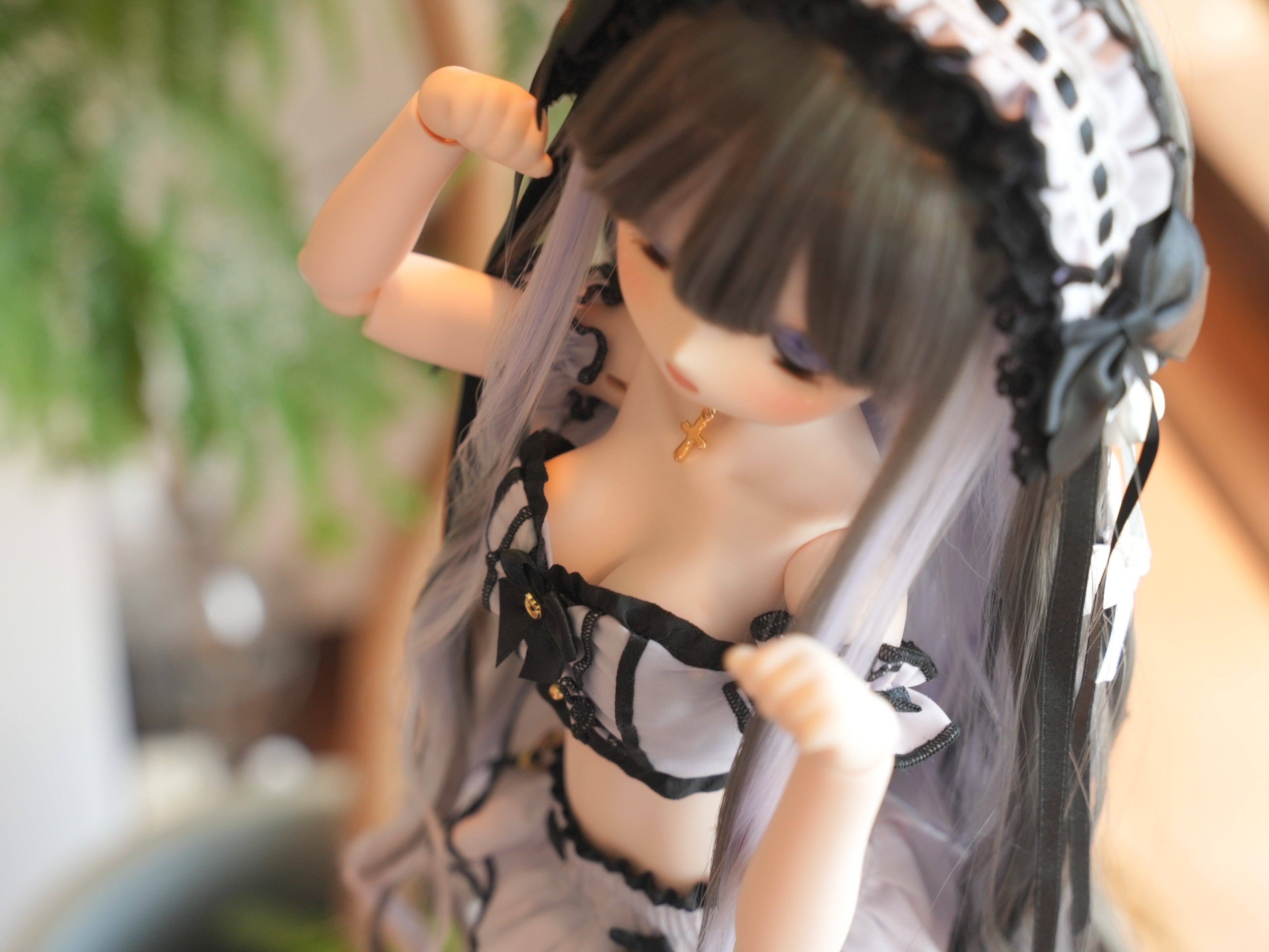 地雷系ゆめゆめルームウェア（パープルカラー）｜Mini Dollfie Dream