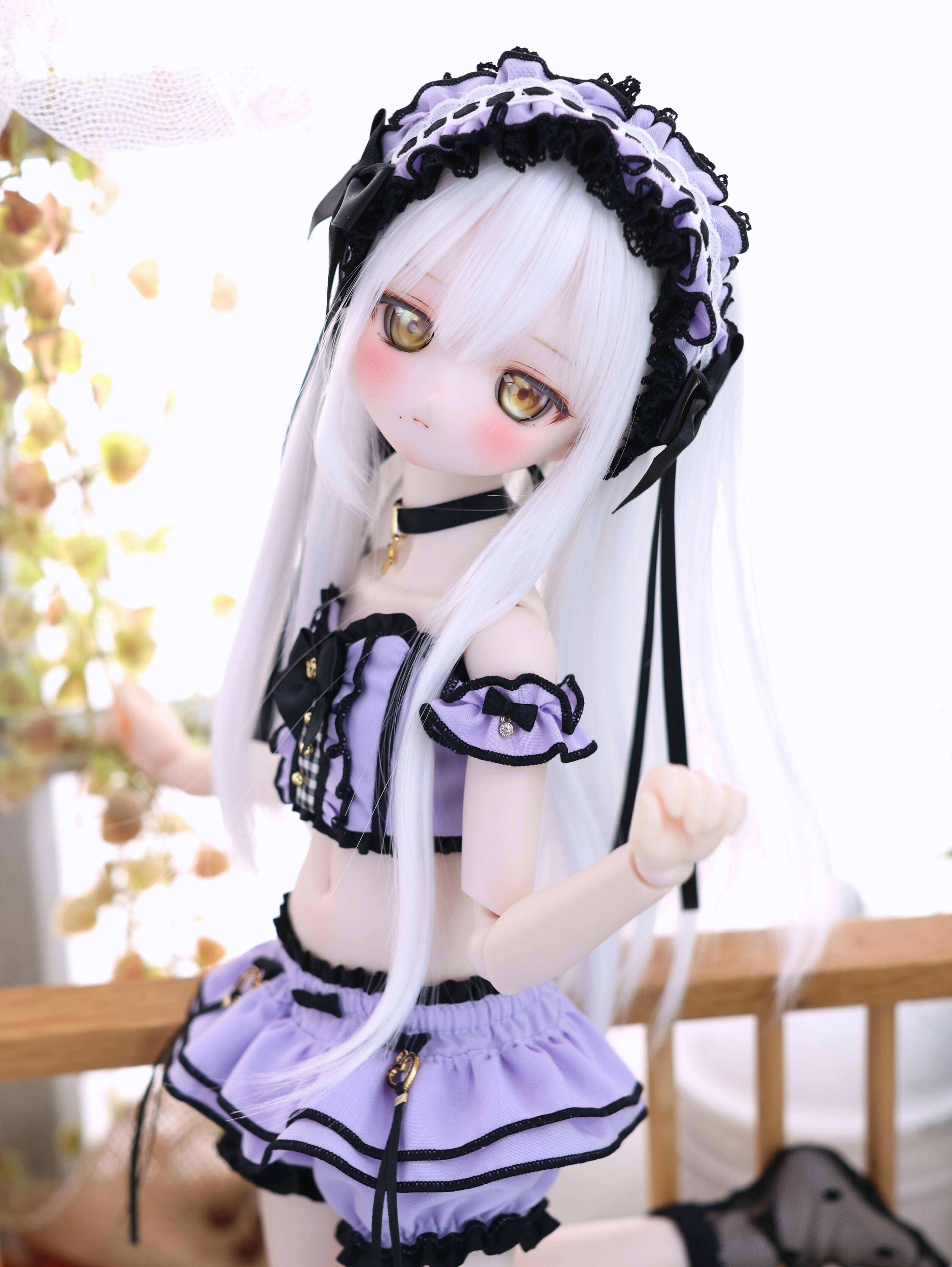 地雷系ゆめゆめルームウェア（パープルカラー）｜Mini Dollfie Dream