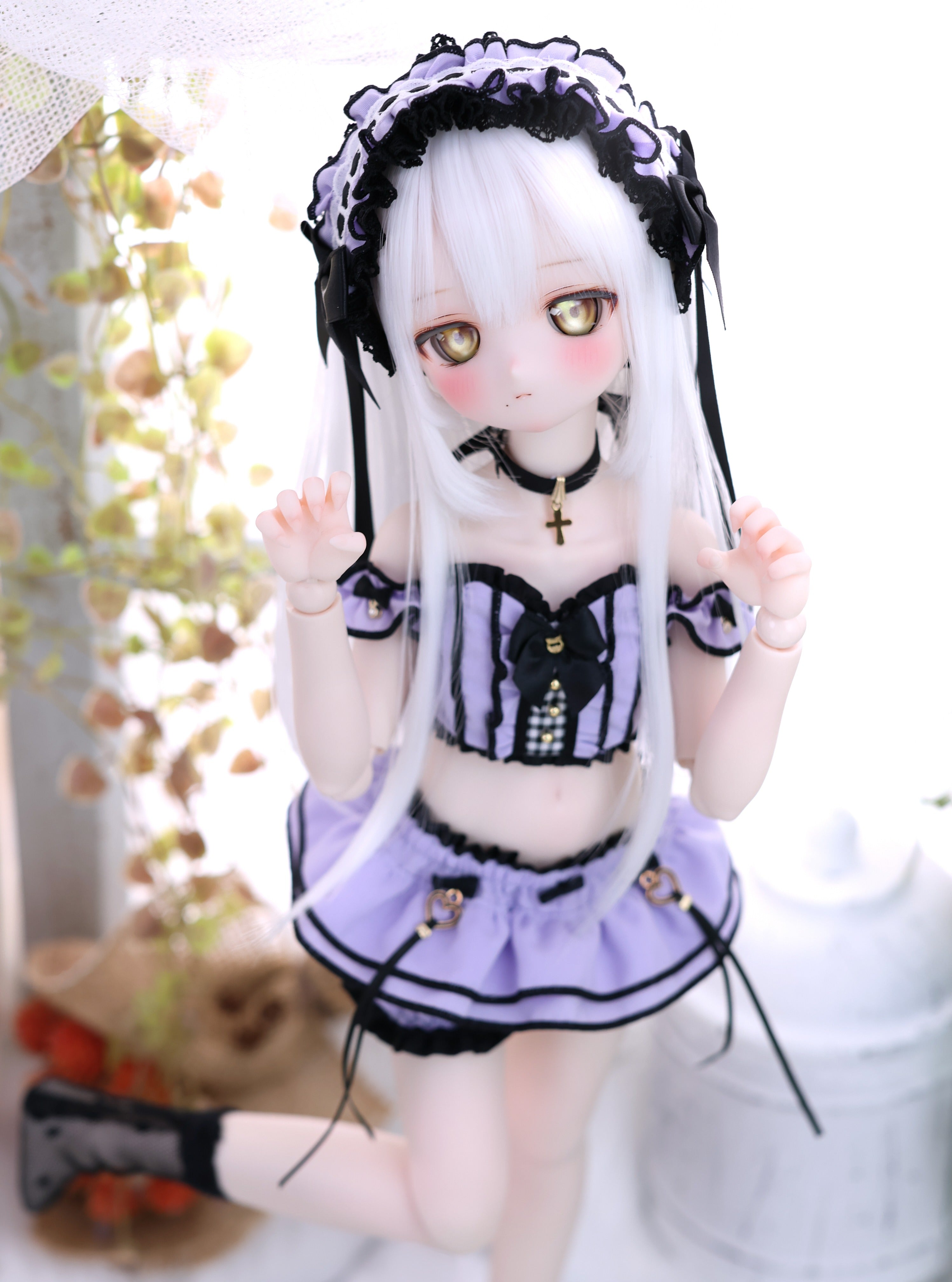 地雷系ゆめゆめルームウェア（パープルカラー）｜Mini Dollfie Dream