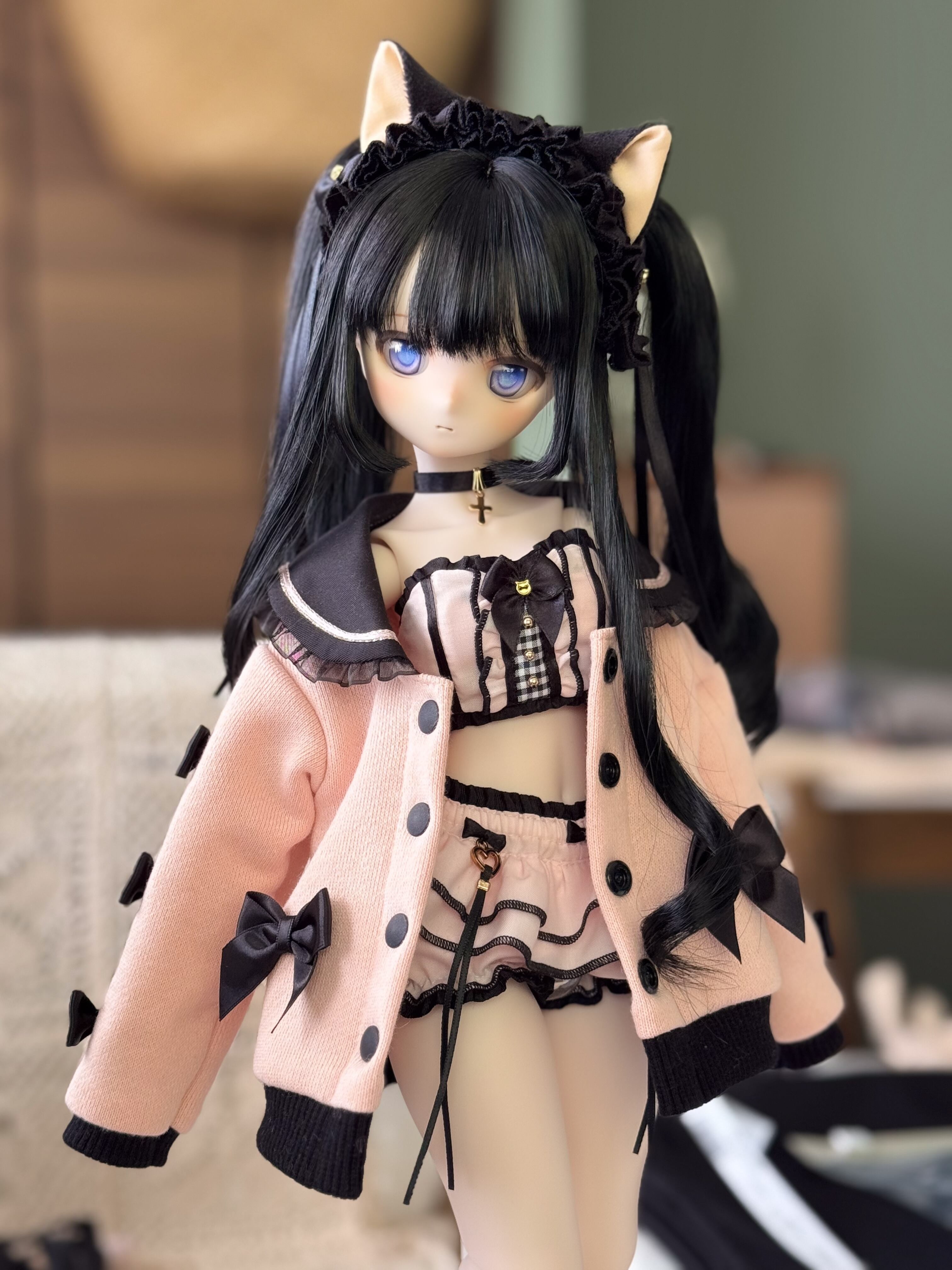 セーラージャケット（ピンク）MDD対応｜ドール服 nanairotentou