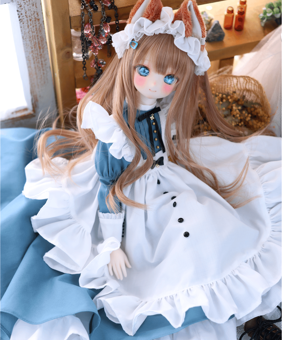 受注生産予約枠『ナナイロテントウ』ロイヤル・ヴィクトリアンメイド PEKO体専用Ver.＋ラペオニア限定 狐耳カチューシャ  **お届け目安:4か月後以降