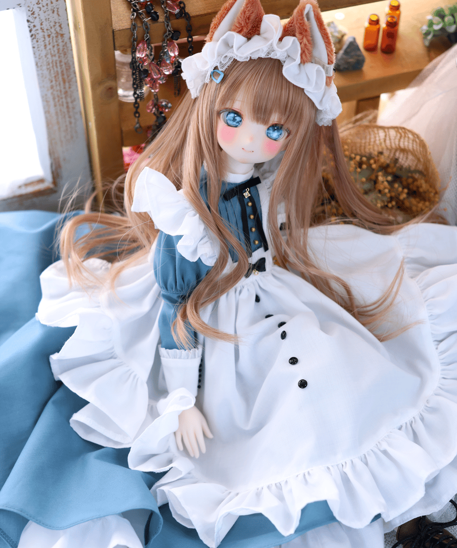 受注生産予約枠『ナナイロテントウ』ロイヤル・ヴィクトリアンメイド PEKO体専用Ver.＋ラペオニア限定 狐耳カチューシャ  **お届け目安:4か月後以降