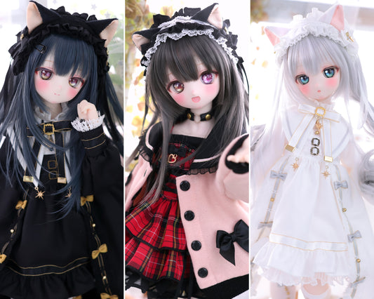 Dollfie Dream・Mini Dollfie Dream・TinyFox PEKO・KUMAKO【ネコ耳カチューシャ】