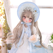 懐古ロリィタ ボンネット単品（水色）｜Mini Dollfie Dream・KUMAKO