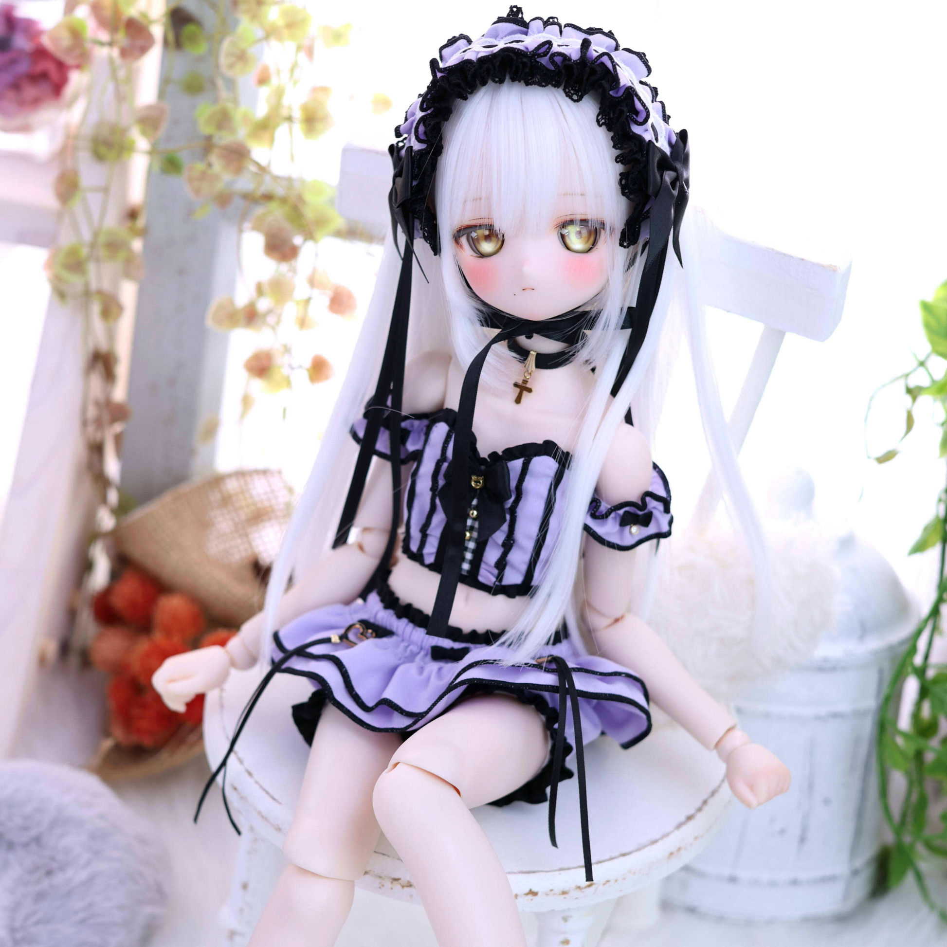 Jirai-style loungewear(Purple)｜Mini Dollfie Dream