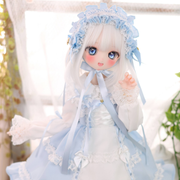 懐古ロリィタちゃん（水色）｜Mini Dollfie Dream・KUMAKO