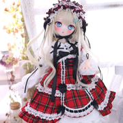懐古ロリィタちゃん（赤）｜Mini Dollfie Dream・KUMAKO