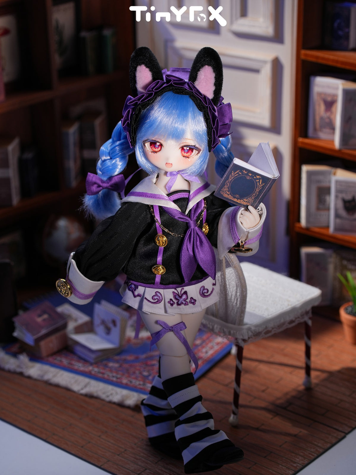 TinyFox 禁忌書庫 ヴァイオレット うさみみと衣装の全身