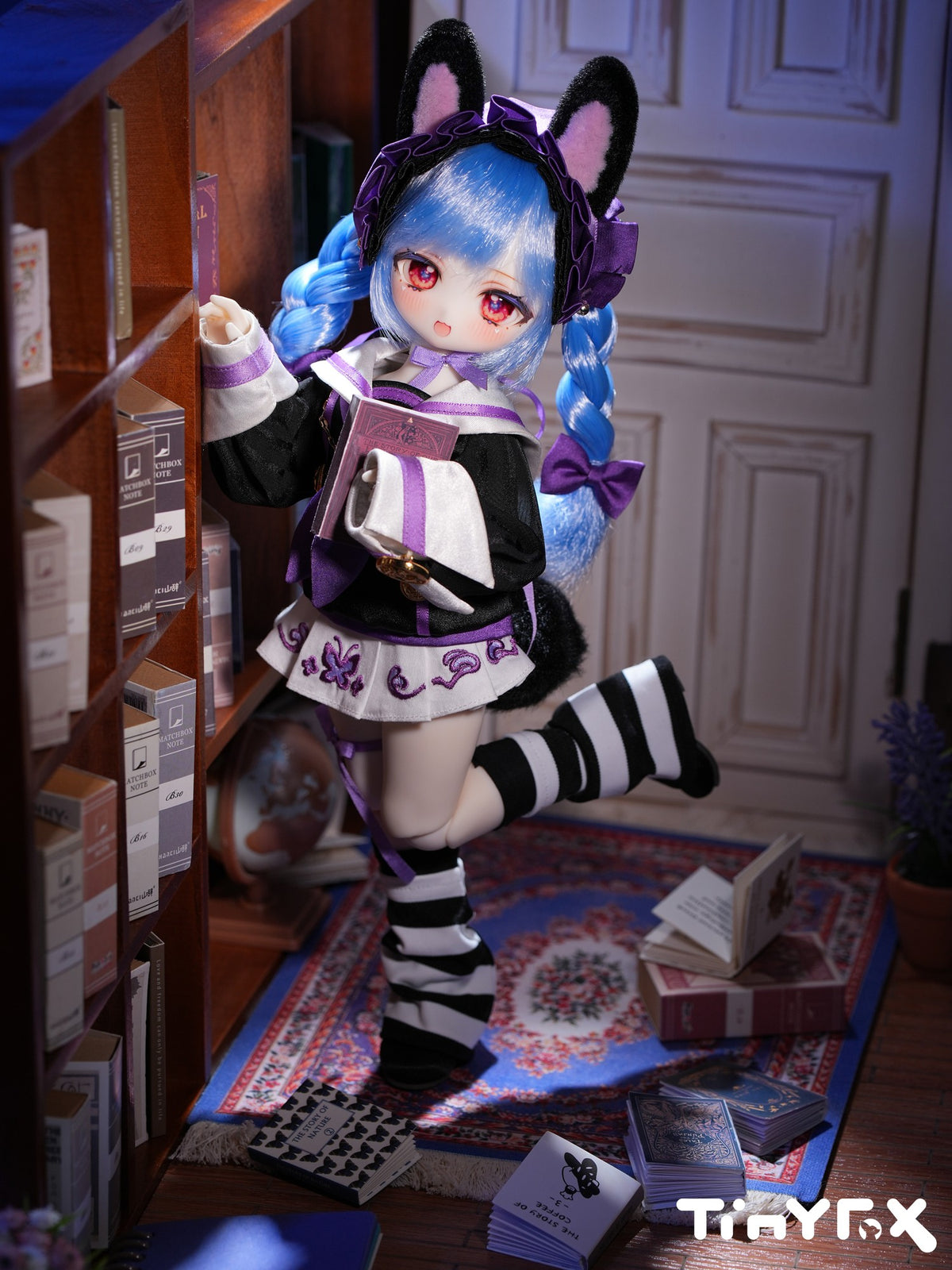 TinyFox 禁忌書庫 ヴァイオレット うさみみとルーズソックスのコーディネート