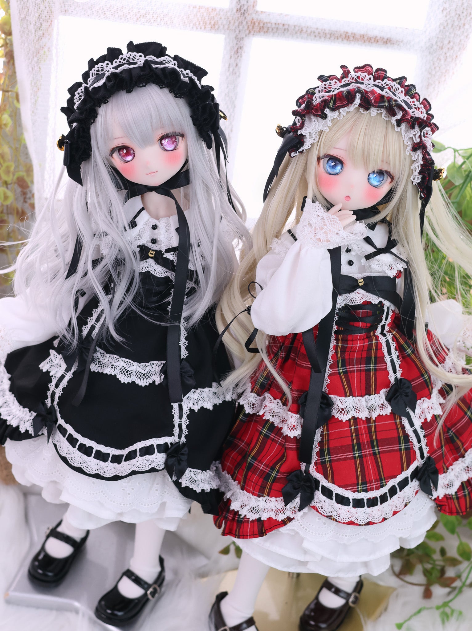 懐古ロリィタちゃん（赤）｜Mini Dollfie Dream・KUMAKO