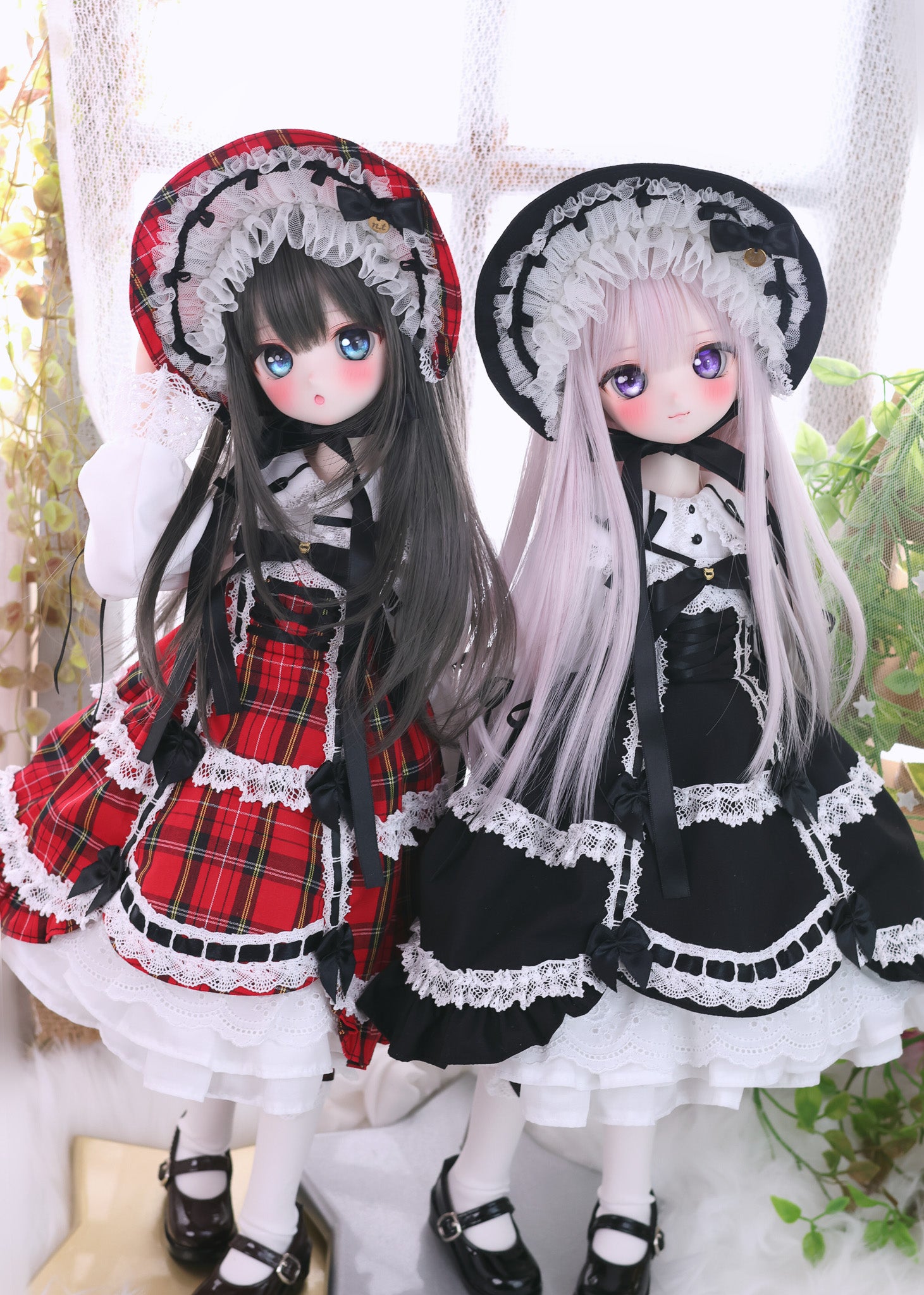 懐古ロリィタちゃん（赤）｜Mini Dollfie Dream・KUMAKO